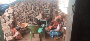 Homeless children living in difficult conditions in Kifumbira village, Uganda